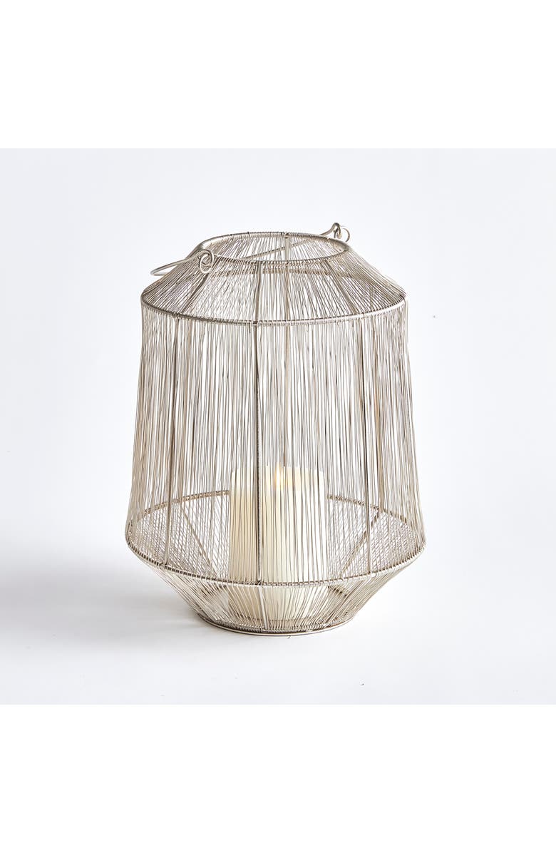Napa Home & Garden Elwin Lantern, Main, color, Silver
