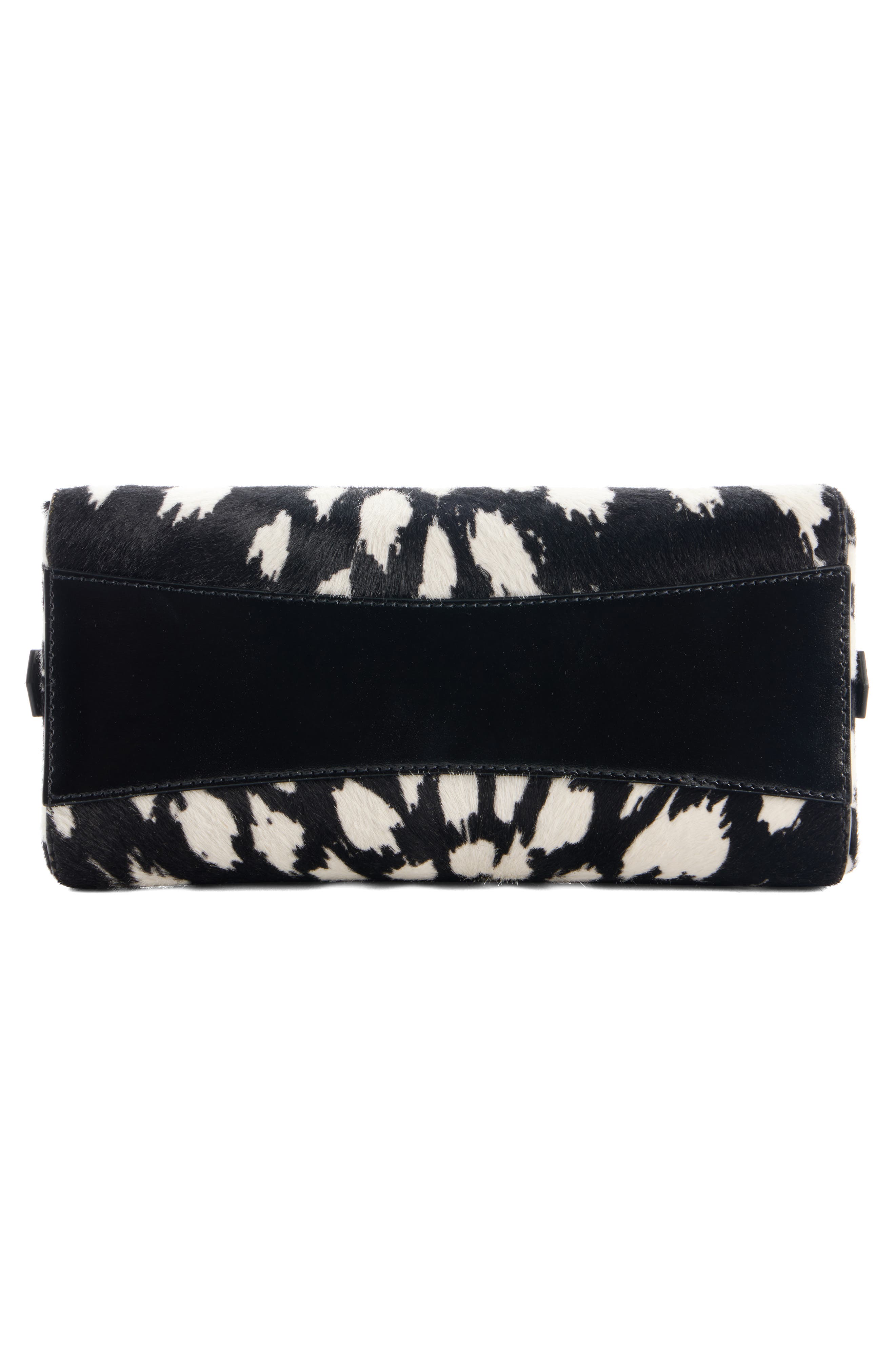 Givenchy Small Antigona Genuine Calf Hair East/West Satchel, Alternate, color, 004-Black/ White