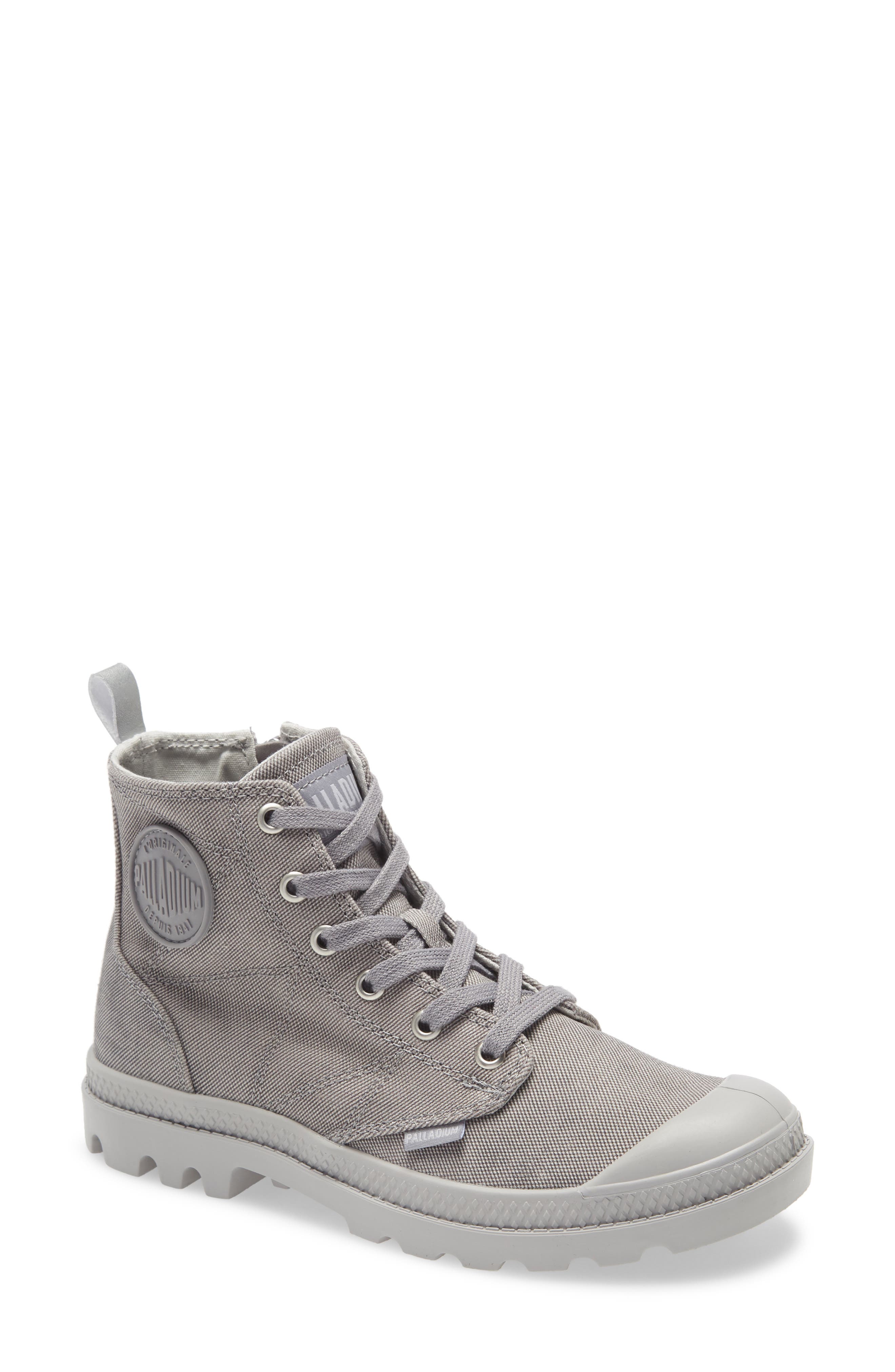 Palladium Pampa Hi Zip Bootie in Dark Grey 