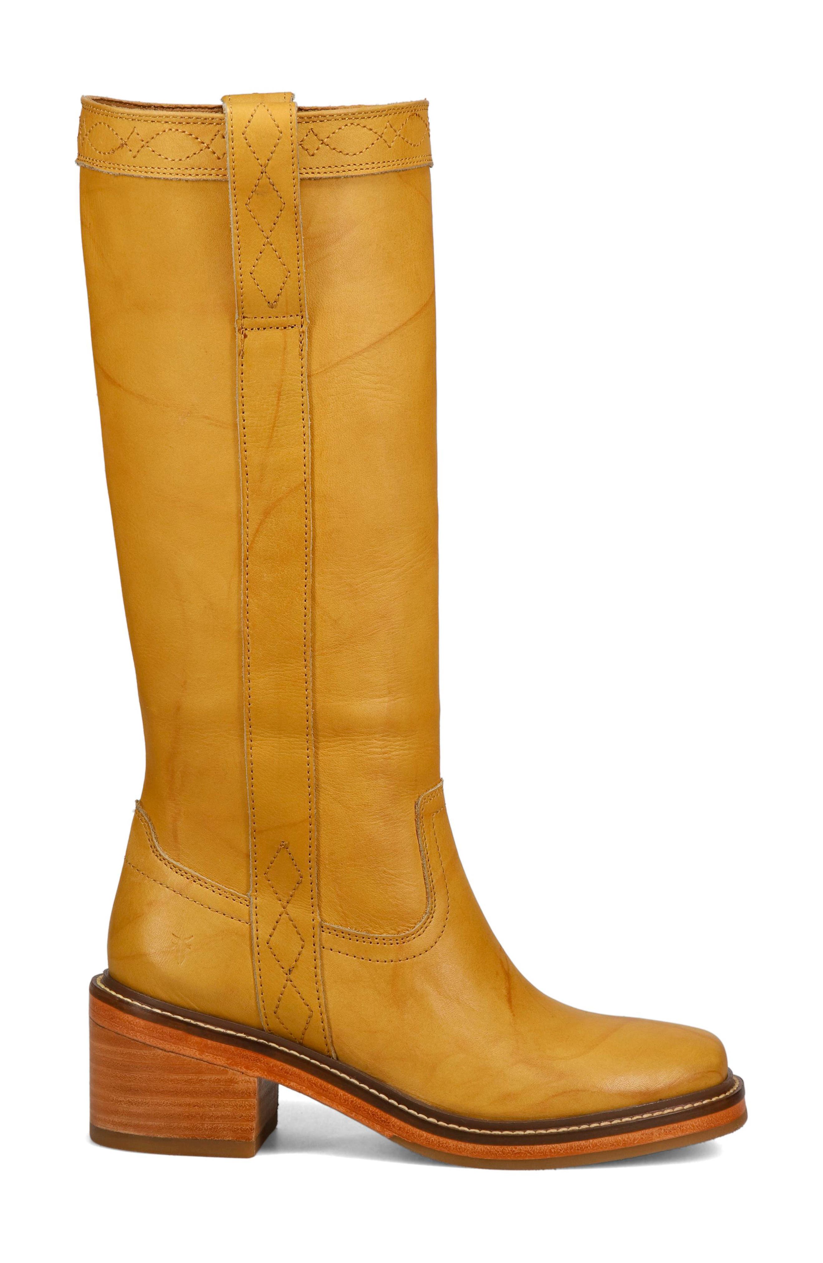 Kate Block Heel Boot, Alternate, color, BANANA
