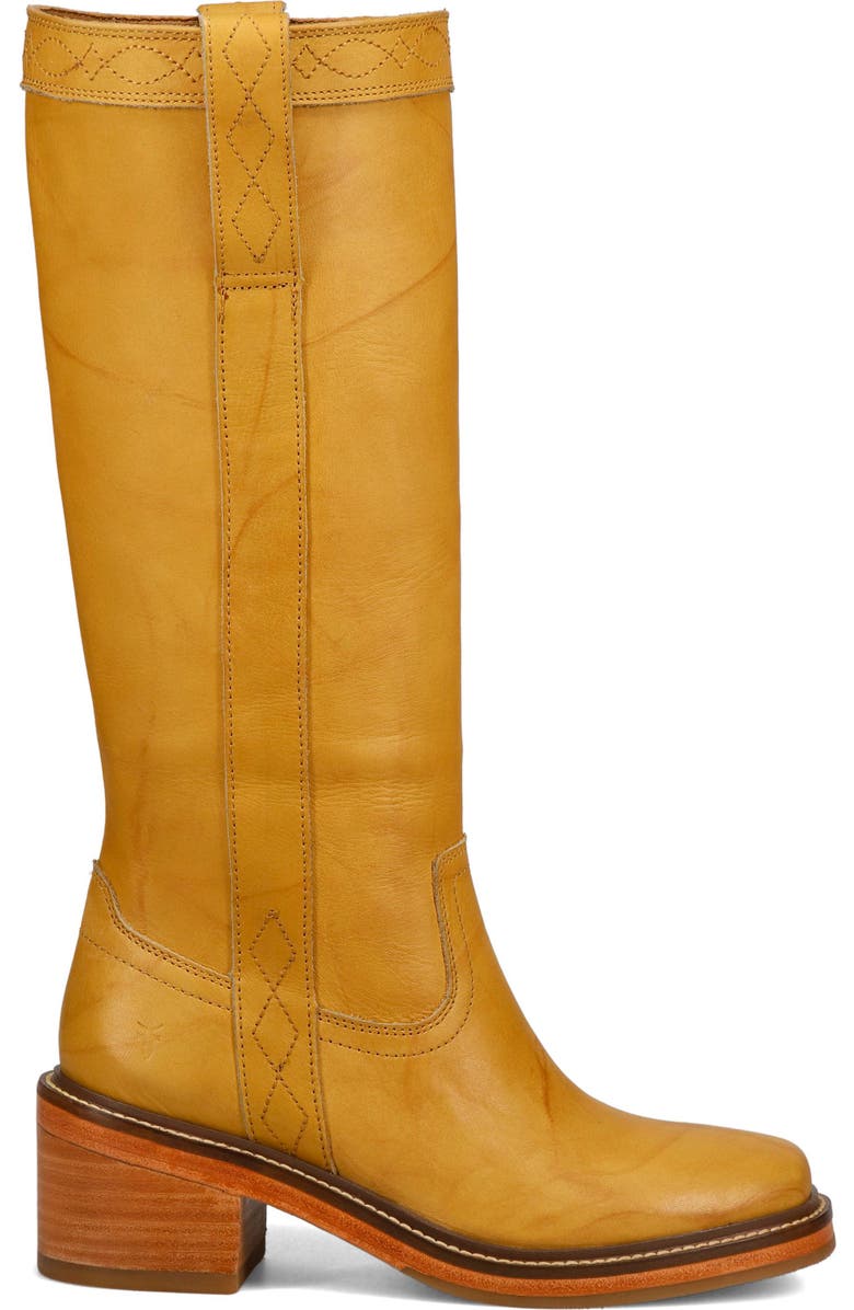 Frye Kate Block Heel Boot, Alternate, color, Banana