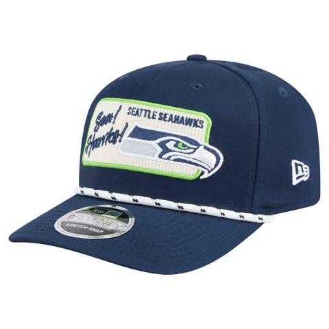 Men's New Era College Navy Seattle Seahawks Chant 9SEVENTY Stretch-Snap Hat