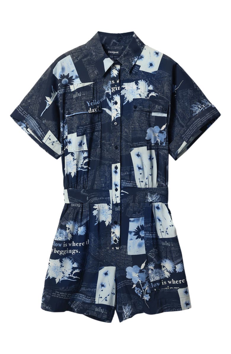 Desigual Map Romper, Alternate, color,