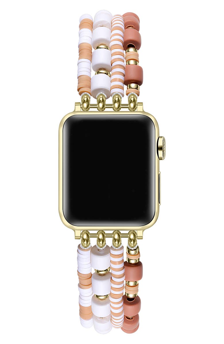 The Posh Tech Emily Apple Watch<sup>®</sup> Bracelet Watchband, Alternate, color, Neutral