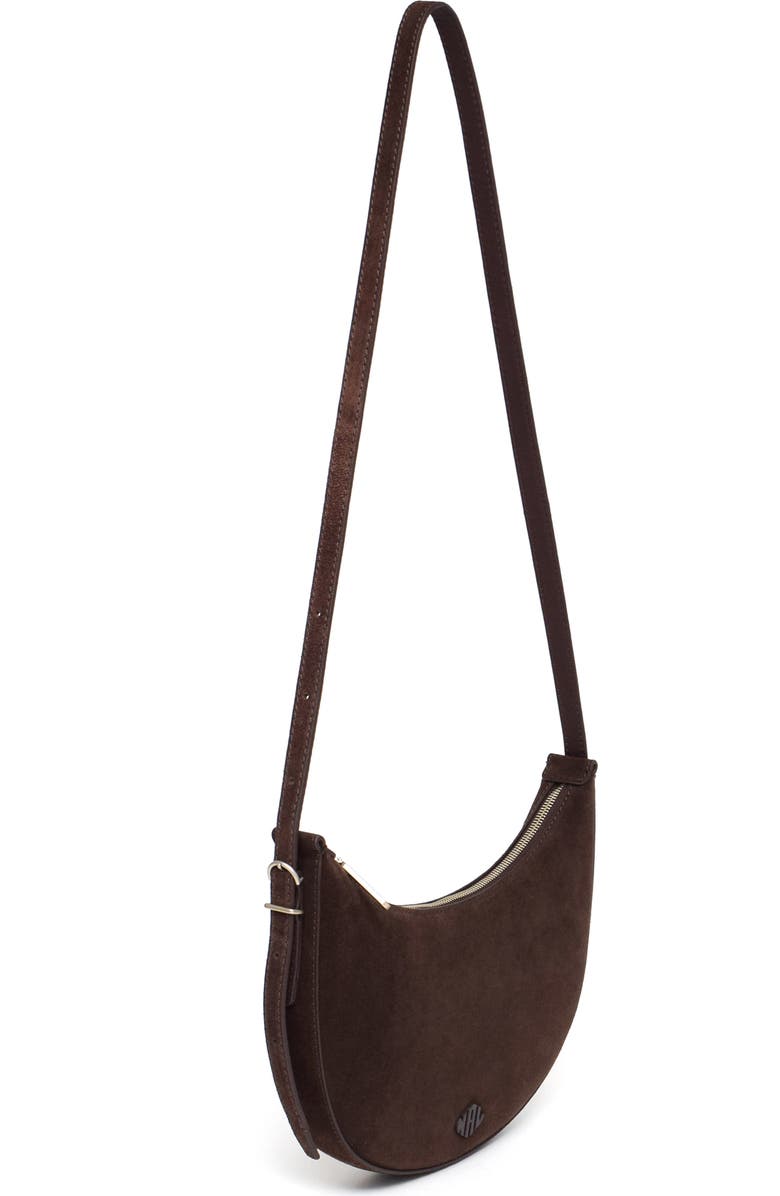 New Amsterdam Leatherworks Silas Leather Crossbody Bag, Alternate, color, Espresso