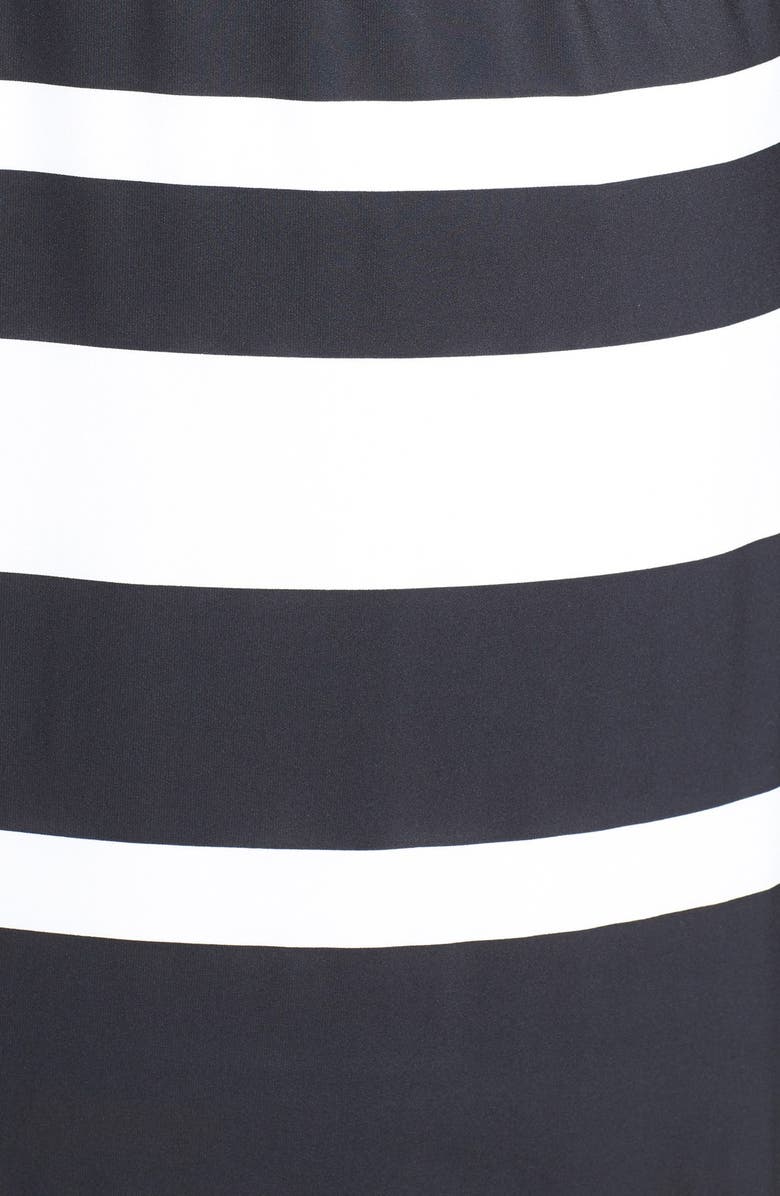 Donna Ricco Stripe Jersey Maxi Dress, Alternate, color, 