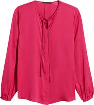 KOBI HALPERIN Eliza Silk Blend Button-Up Top