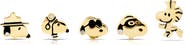 Crislu x Peanuts® Snoopy & Woodstock Set of 5 Assorted Single Stud Earrings