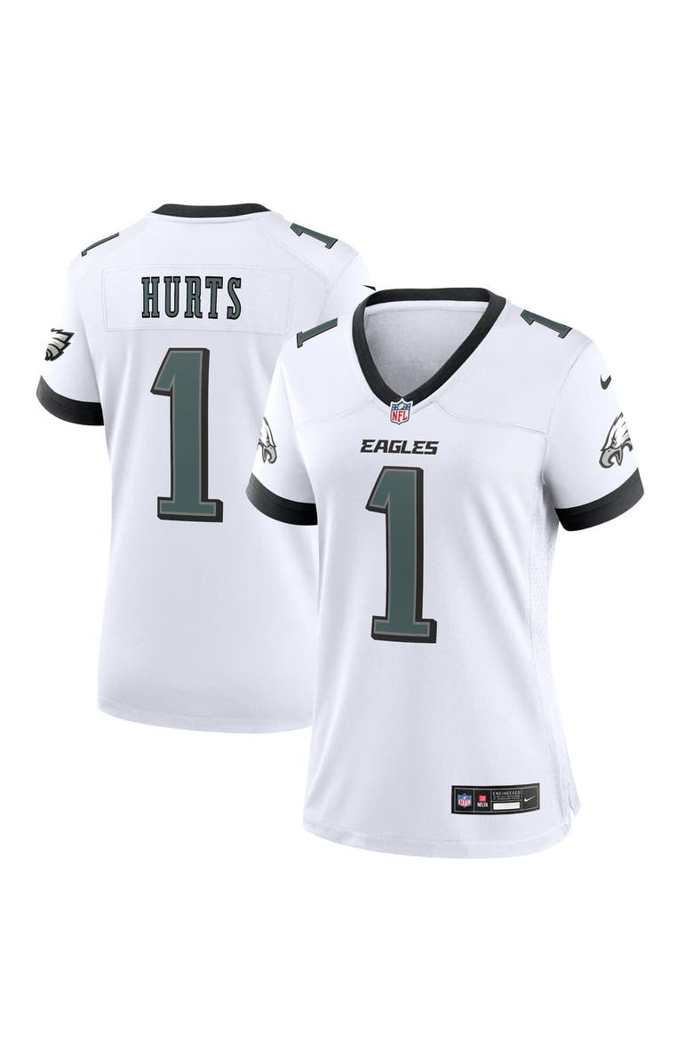 Nike Women's Nike Jalen Hurts White Philadelphia Eagles Game Jersey, Main, color, 