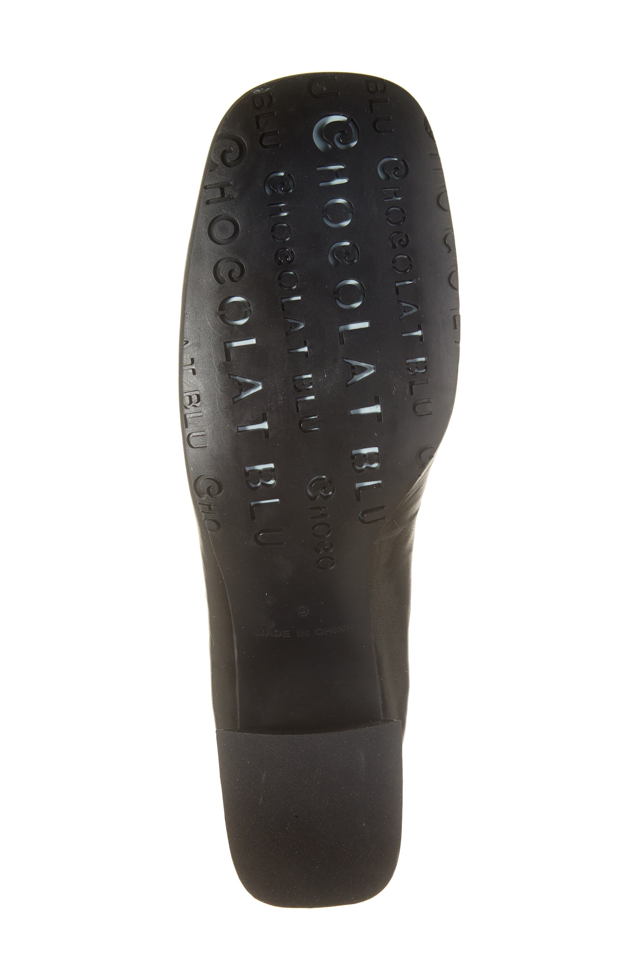 Chocolat Blu Halo Mary Jane Pump, Alternate, color, Black Leather