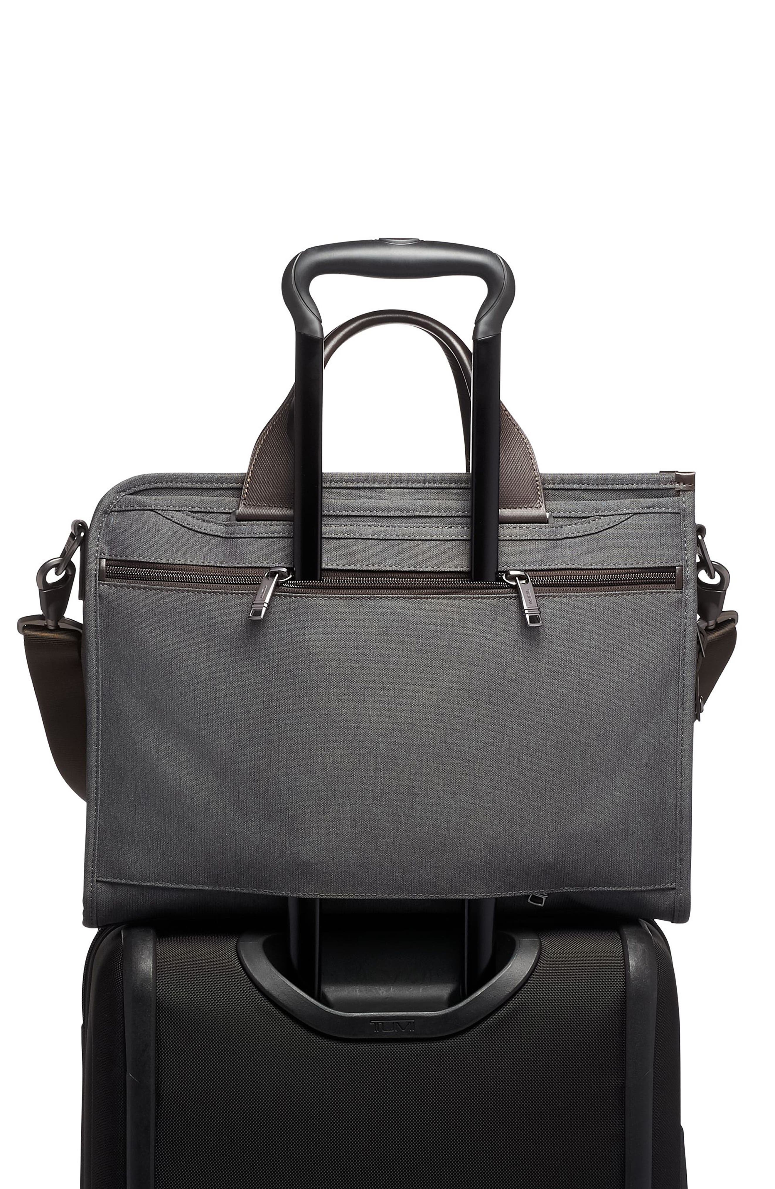 TUMI Alpha 3 Collection Slim Deluxe Portfolio, Alternate, color, 