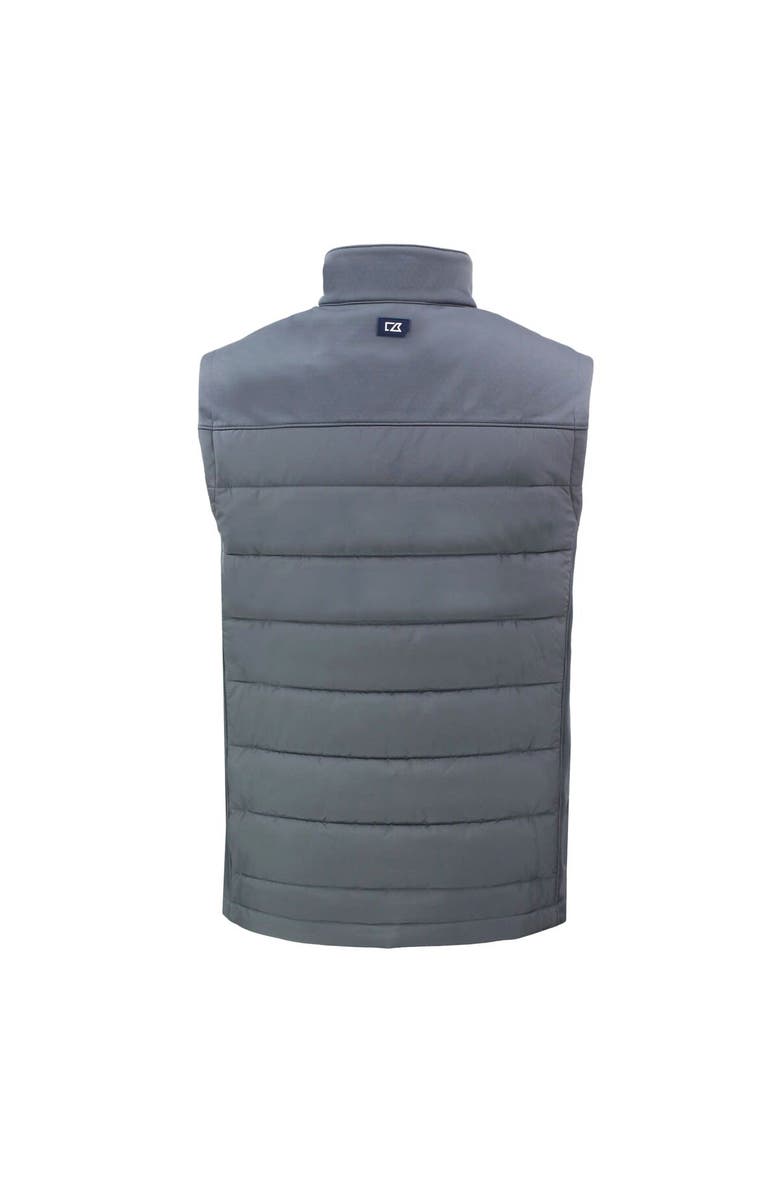 Cutter & Buck Men's Cutter & Buck Steel Las Vegas Aviators Evoke Hybrid Eco Softshell Recycled Full-Zip Vest, Alternate, color, 