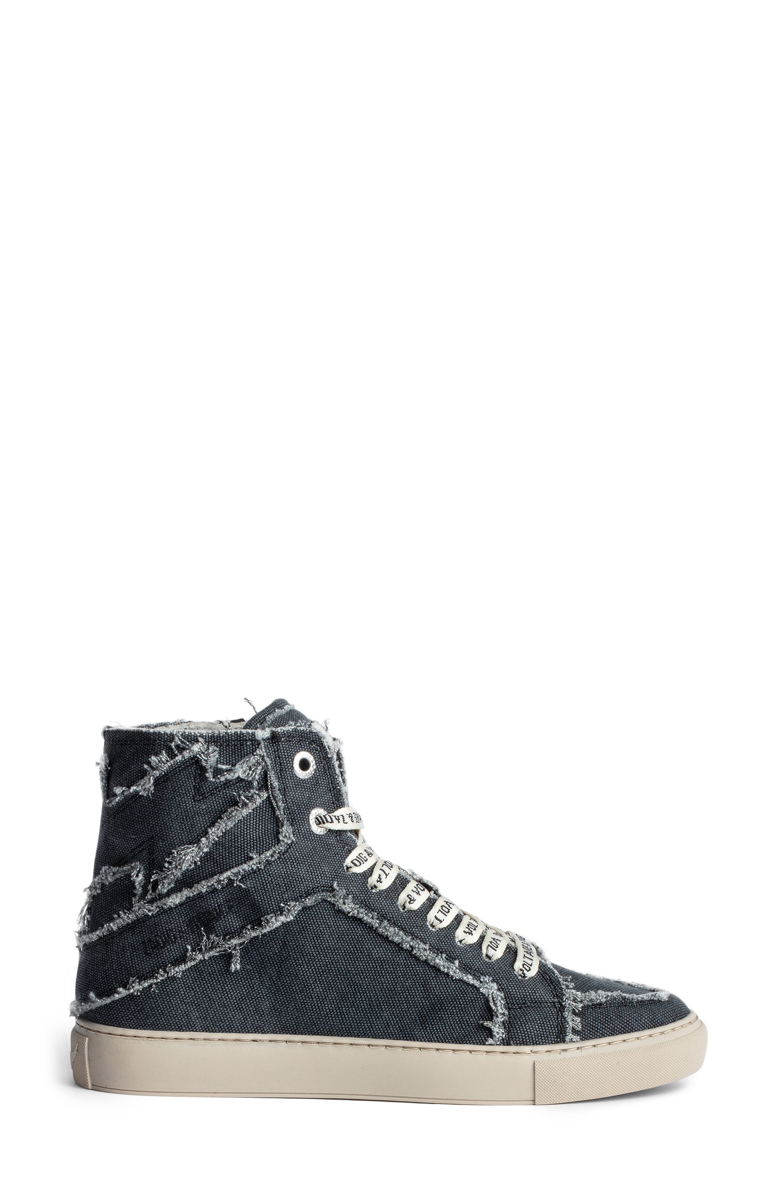 Zadig & Voltaire Flash High Top Sneaker, Alternate, color, 