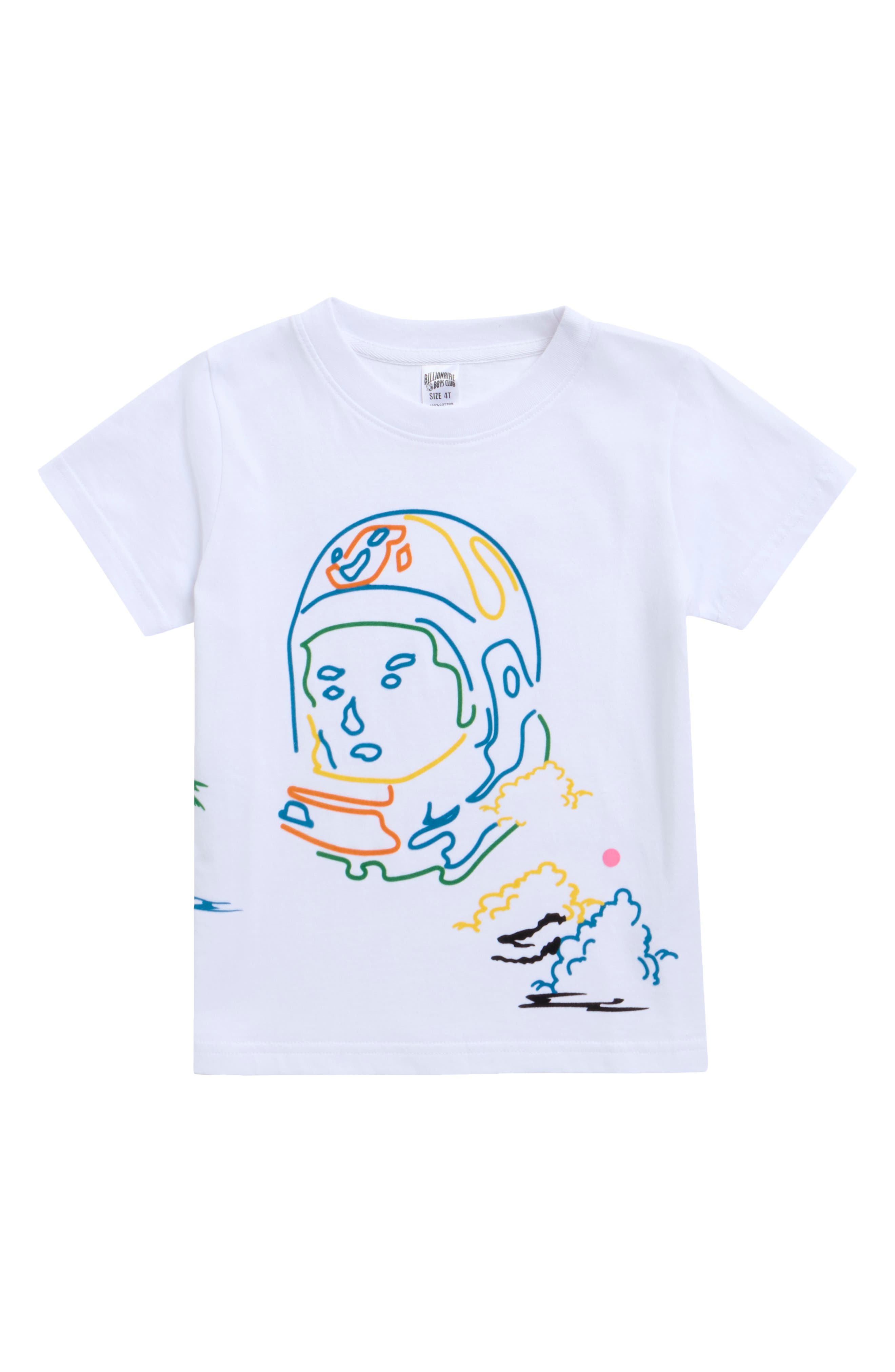 Billionaire Boys Club Kids' Clouds Cotton Graphic T-Shirt