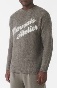 MAUVAIS Atelier Oversized Brushed Knit sweater