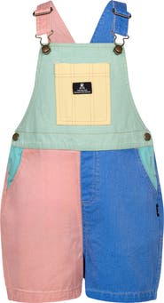 Rock Your Kid Kids' Atlas Colorblocked Denim Overalls