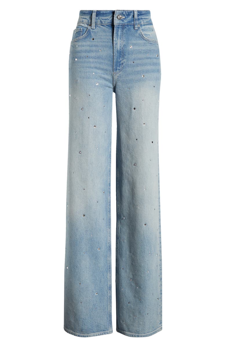 PAIGE Sasha High Waist Wide Leg Jeans, Alternate, color, Ezaembelli