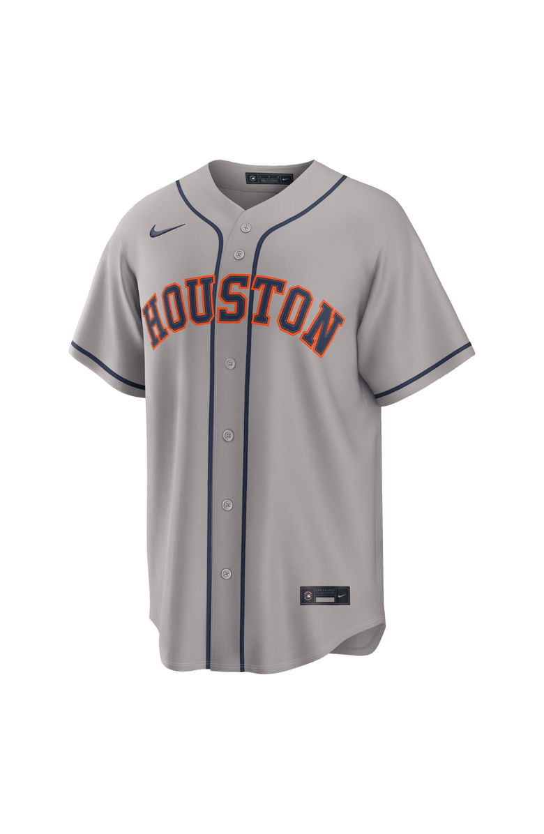 Nike Men's Nike Jose Altuve Gray Houston Astros Road Replica Jersey, Alternate, color, Gray