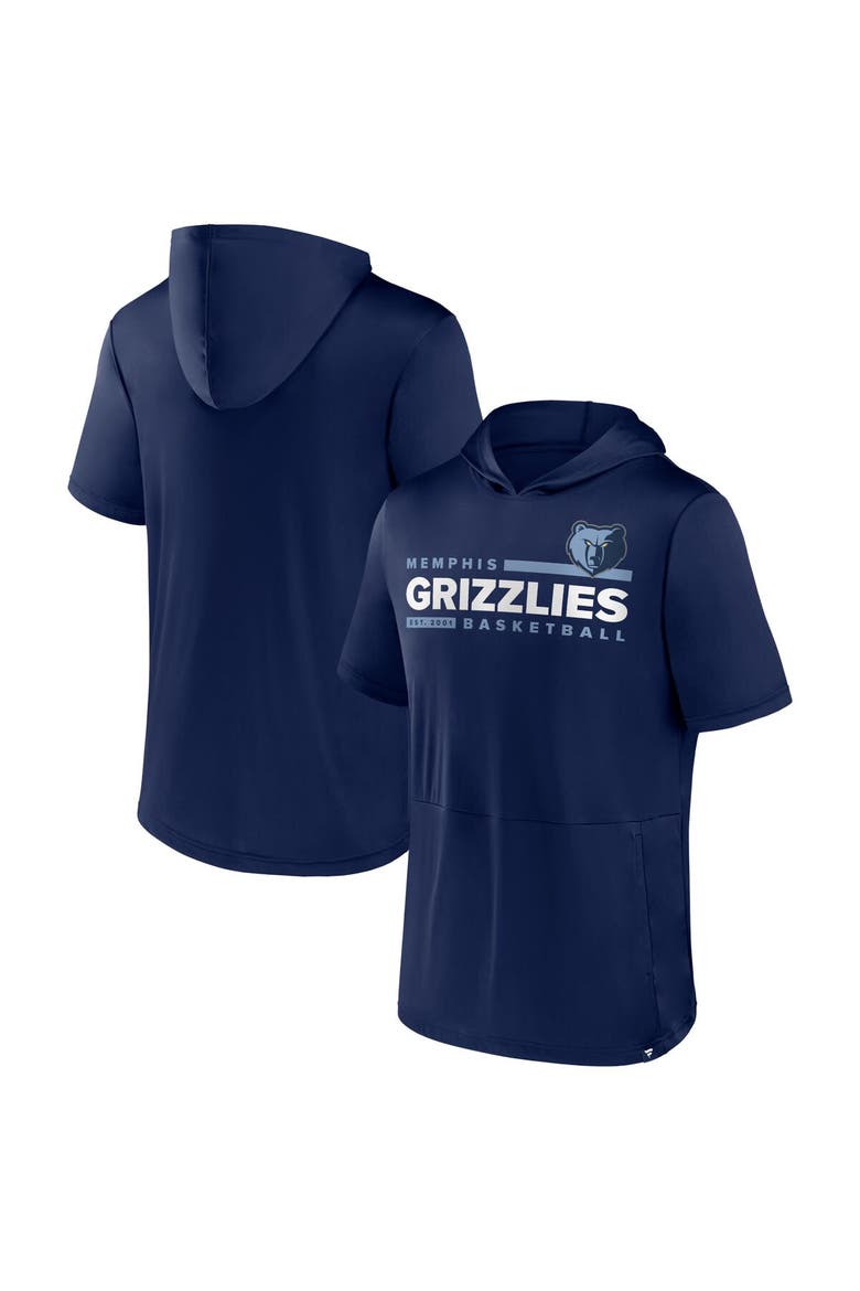 Men's Fanatics Branded Navy Memphis Grizzlies Possession Hoodie T-Shirt, Main, color, Navy