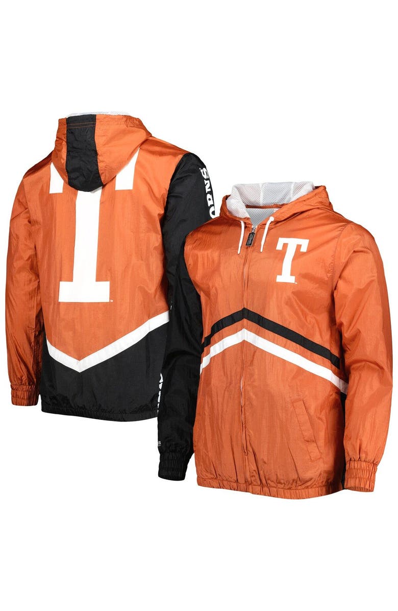 Mitchell & Ness Men's Mitchell & Ness Texas Orange Texas Longhorns Undeniable Full-Zip Windbreaker Jacket, Main, color, Burnt Orange