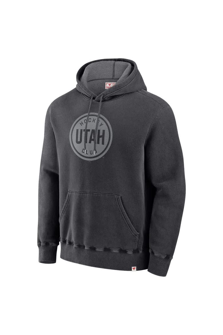 Men's Fanatics Black Utah Hockey Club Made in Canada Pullover Hoodie, Alternate, color, Black