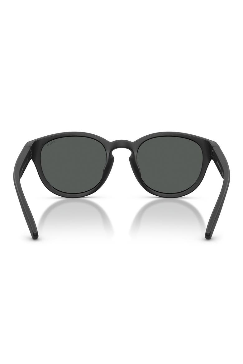 51mm Phantos Sunglasses, Alternate, color, MATTE BLACK / DARK GREY