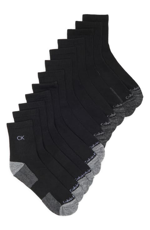 6-Pack Cushion High Quarter Socks
