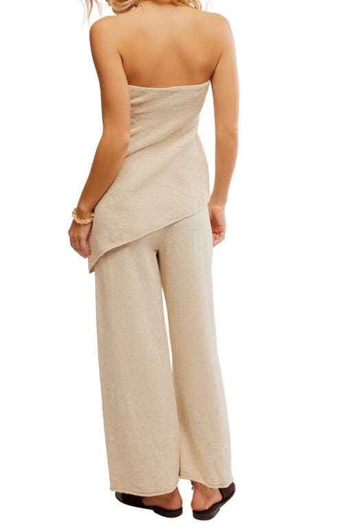 Free People Krista Tube Top & Crop Wide Leg Pants Set