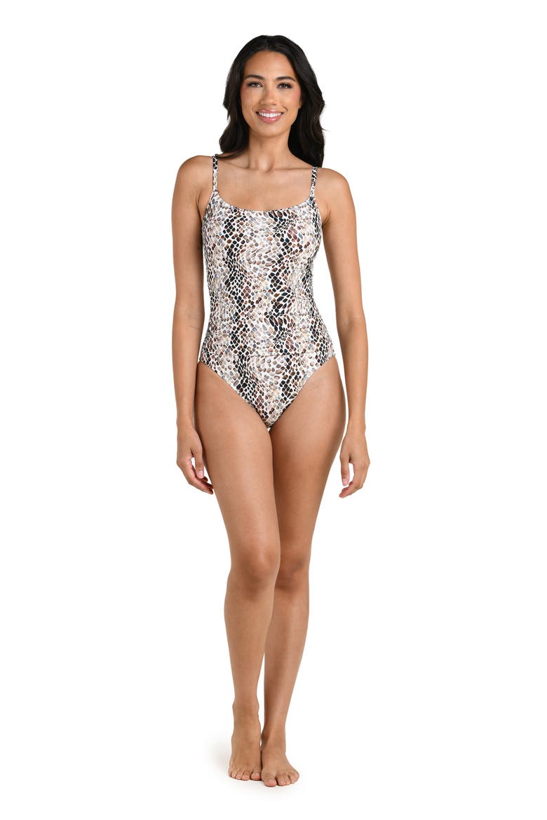 Wild Whispers One-Piece Swimsuit, Alternate, color, TAUPE