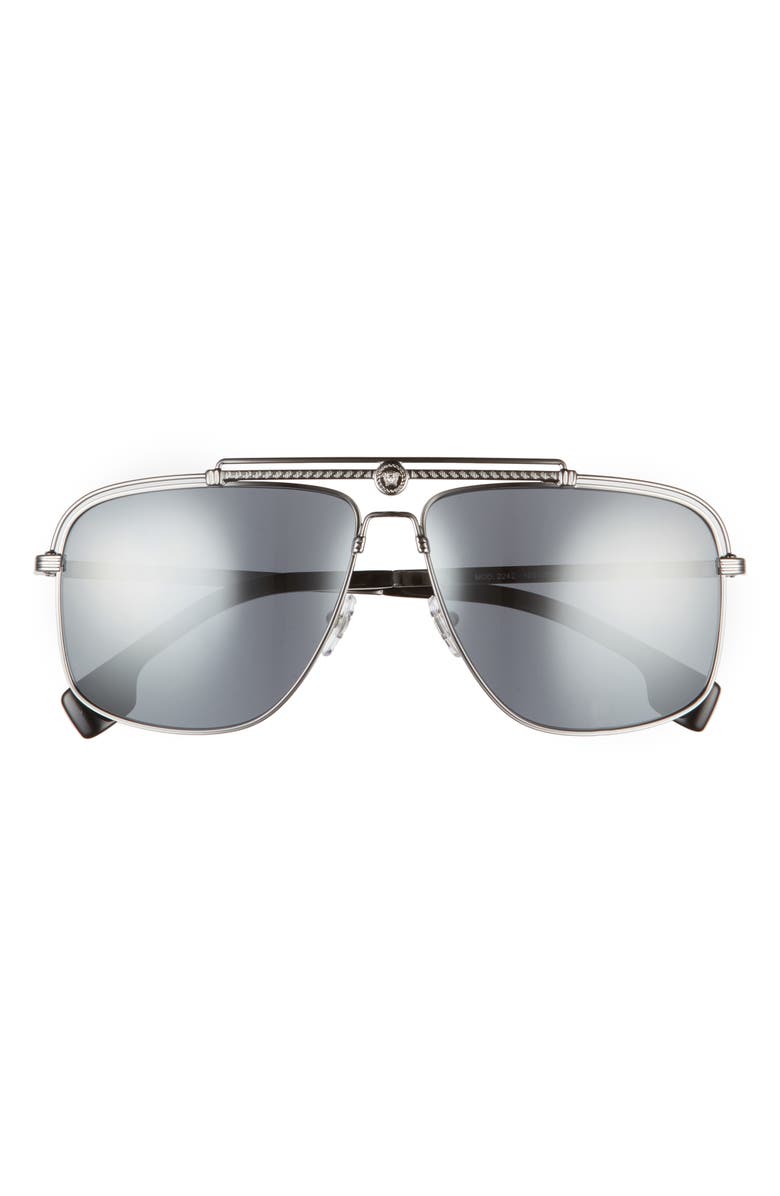 Versace 61mm Pilot Sunglasses, Main, color,