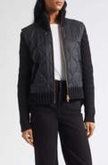 Veronica Beard Patra Mixed Media Jacket