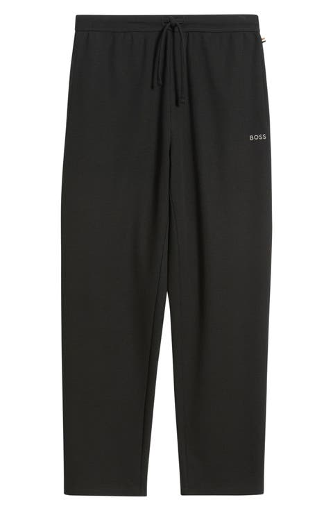Waffle Knit Cotton Blend Pants