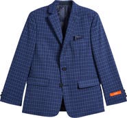 Tallia Kids' Navy Check Sport Coat