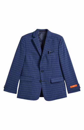 Kids' Navy Check Sport Coat