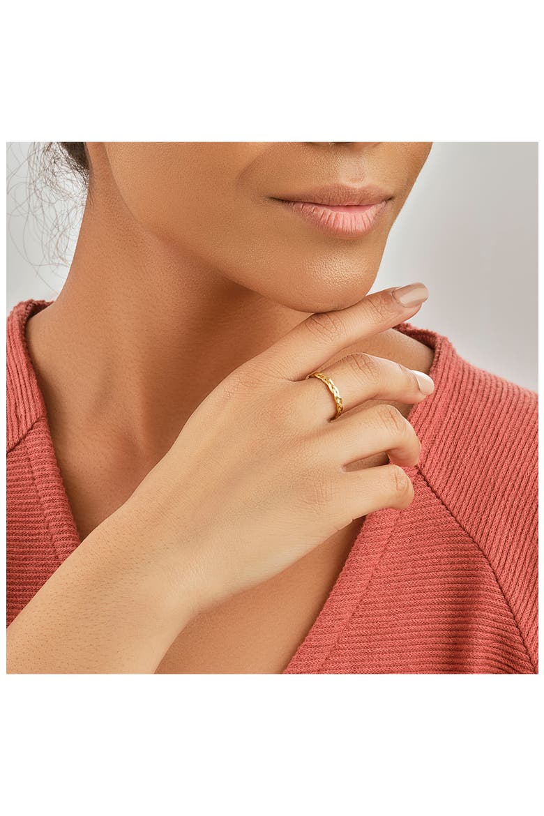 Woven Band Ring, Alternate, color, GOLD