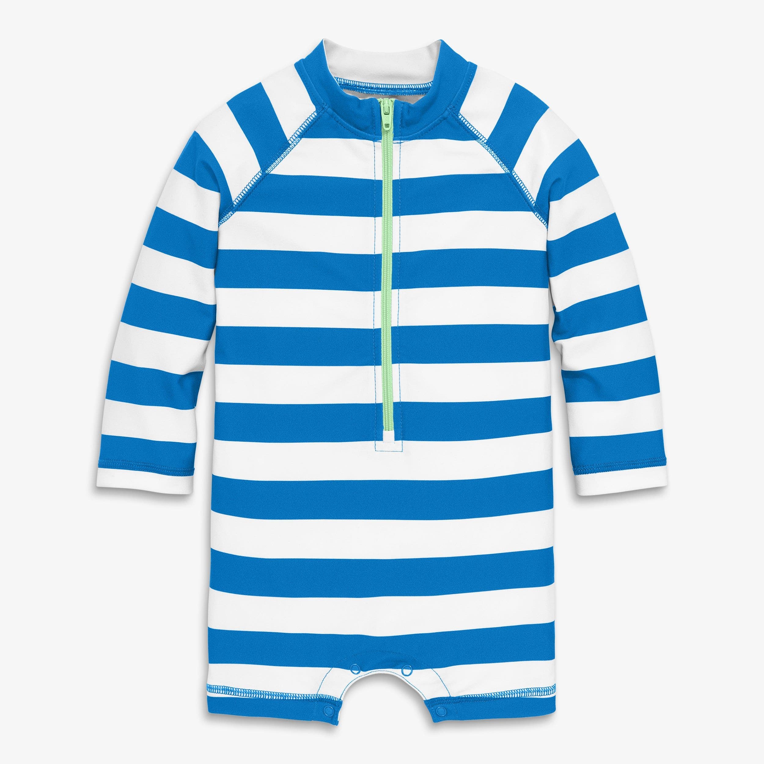 Primary Baby One-Piece Rash Guard In Stripe | Nordstrom