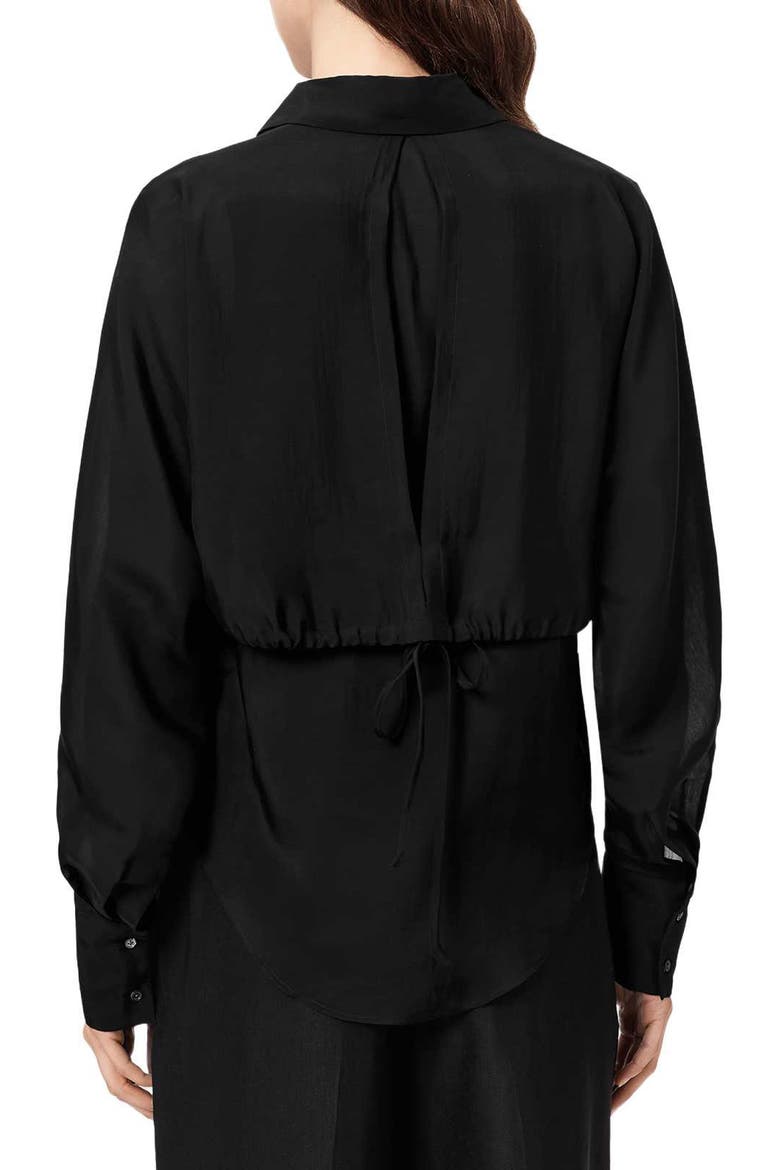 Cory Long Sleeve Shirt, Alternate, color, BLACK