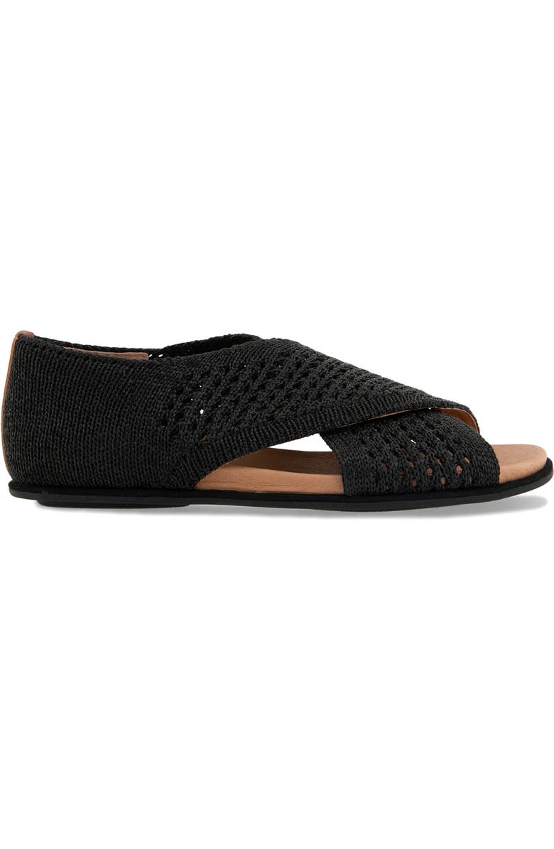 Gentle Souls Laniey Sandal, Alternate, color, Black Knit