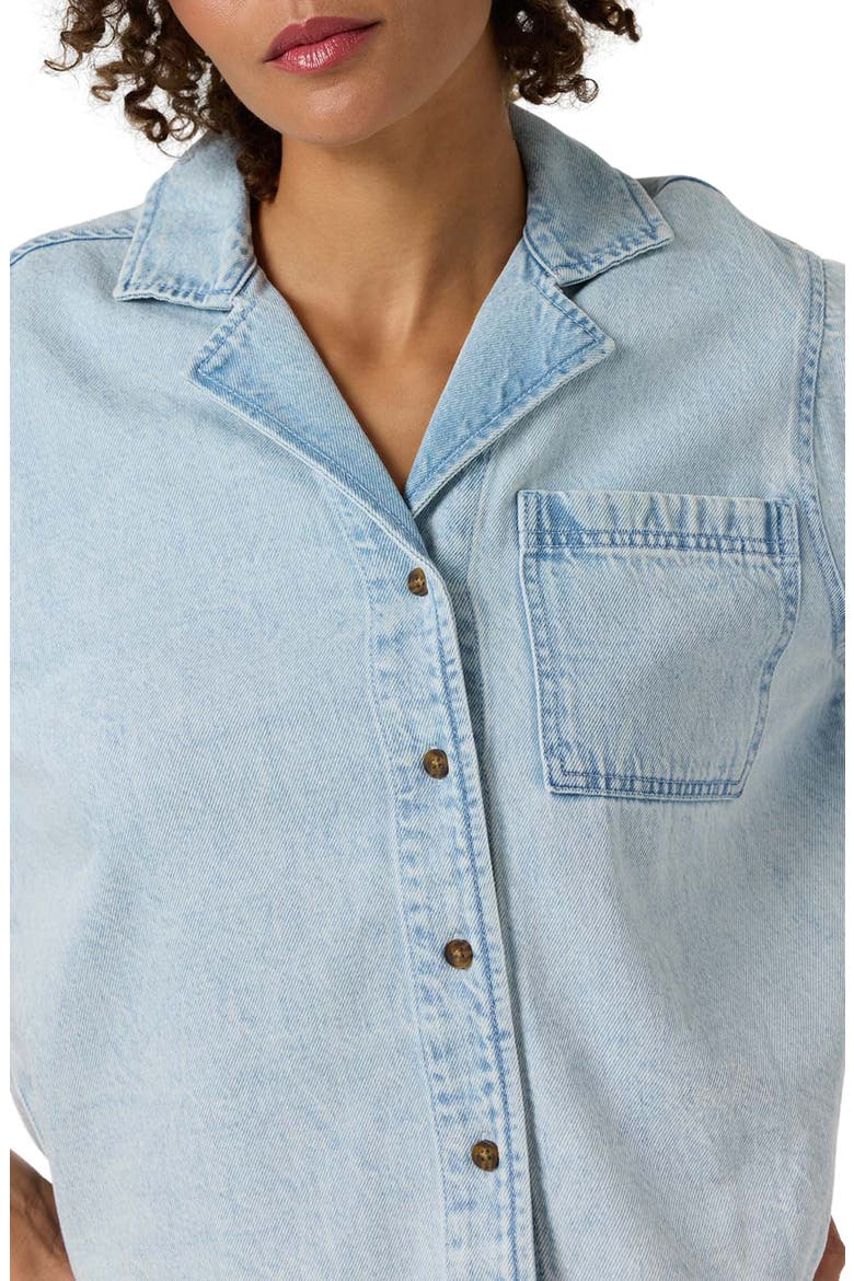 OG Channing Denim Camp Shirt, Alternate, color, INDIGO