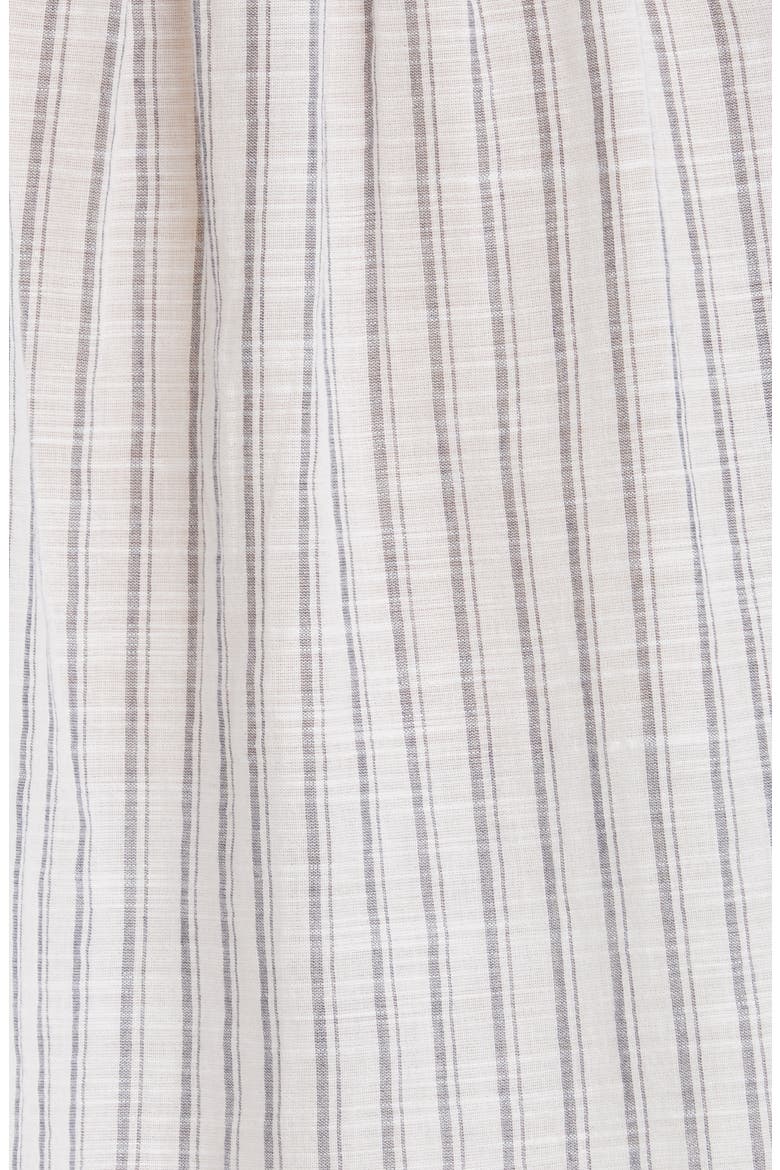 Nour Stripe Gathered Sleeve Blouse, Alternate, color, CLOUD