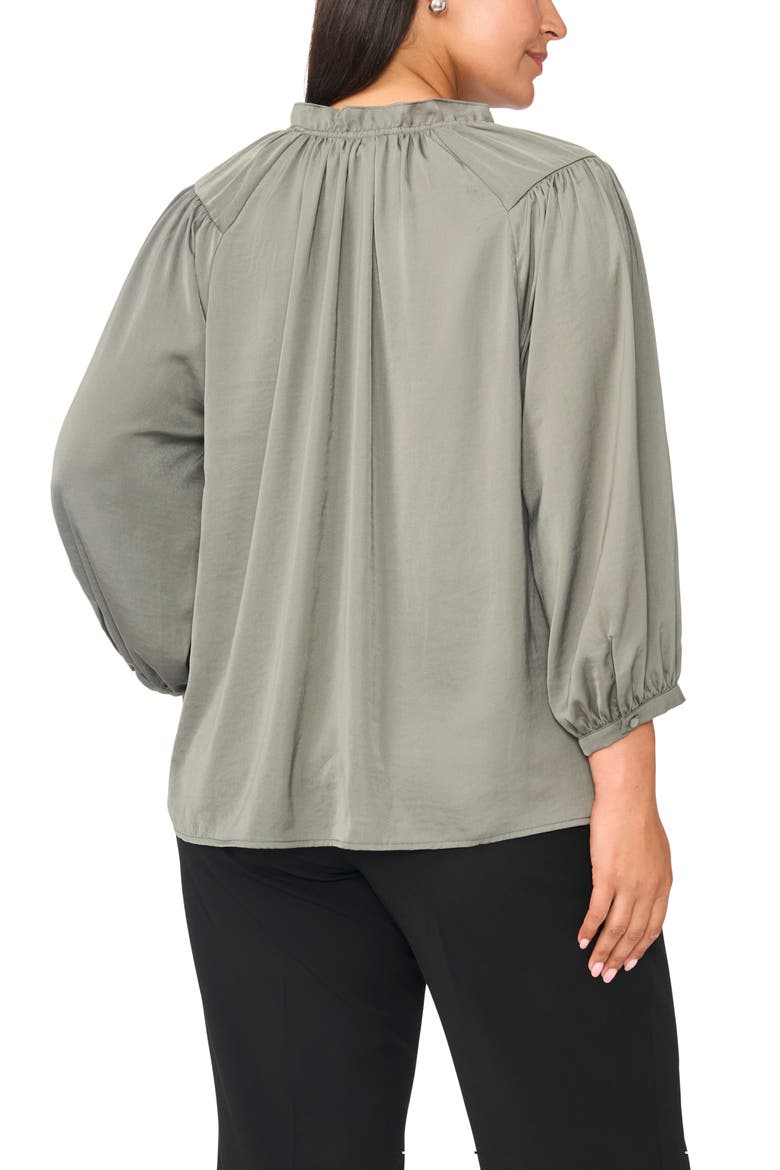 Raglan Sleeve Peasant Top, Alternate, color, EMERALD LEAF