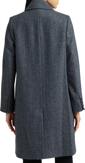 Lauren Ralph Lauren Herringbone Coat | Nordstrom 