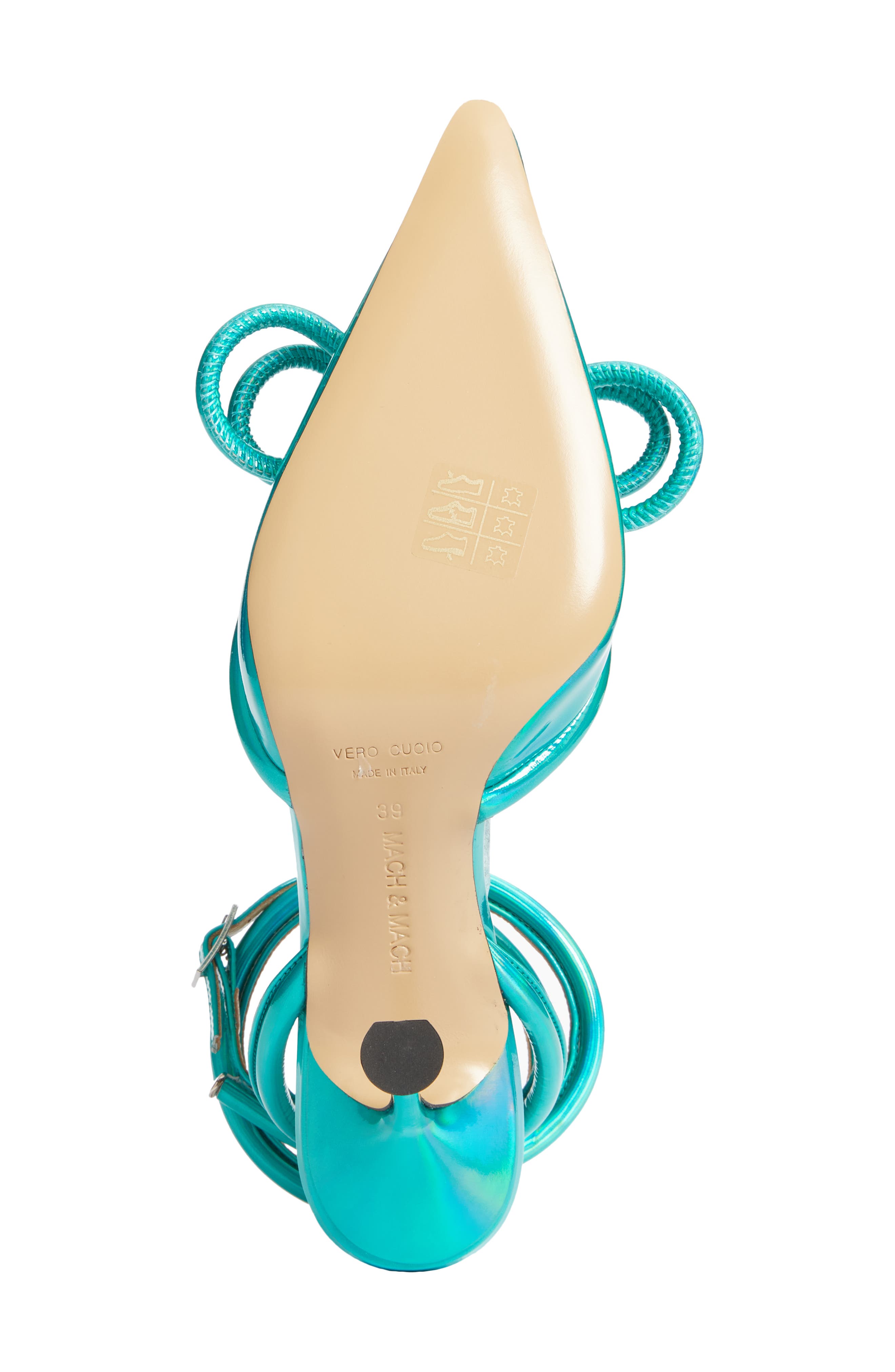 Mach & Mach Double Bow Ankle Strap Pump, Alternate, color, 