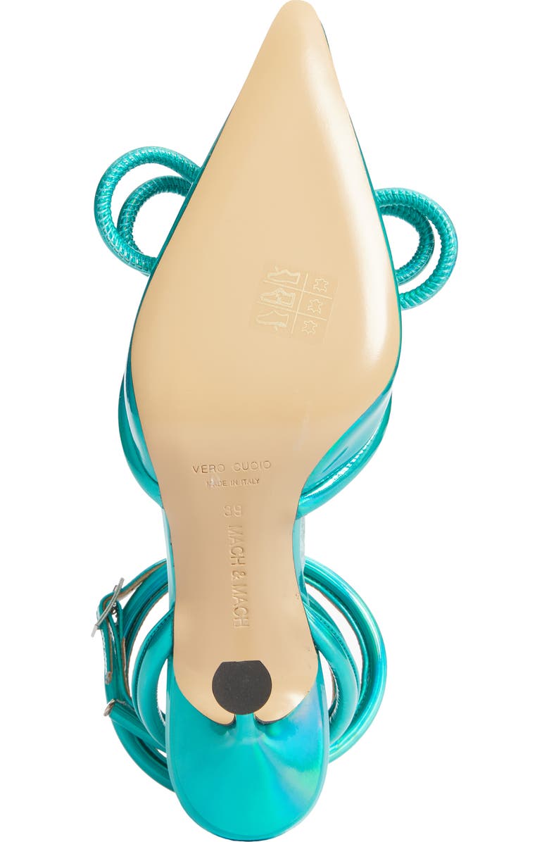 Mach & Mach Double Bow Ankle Strap Pump, Alternate, color,