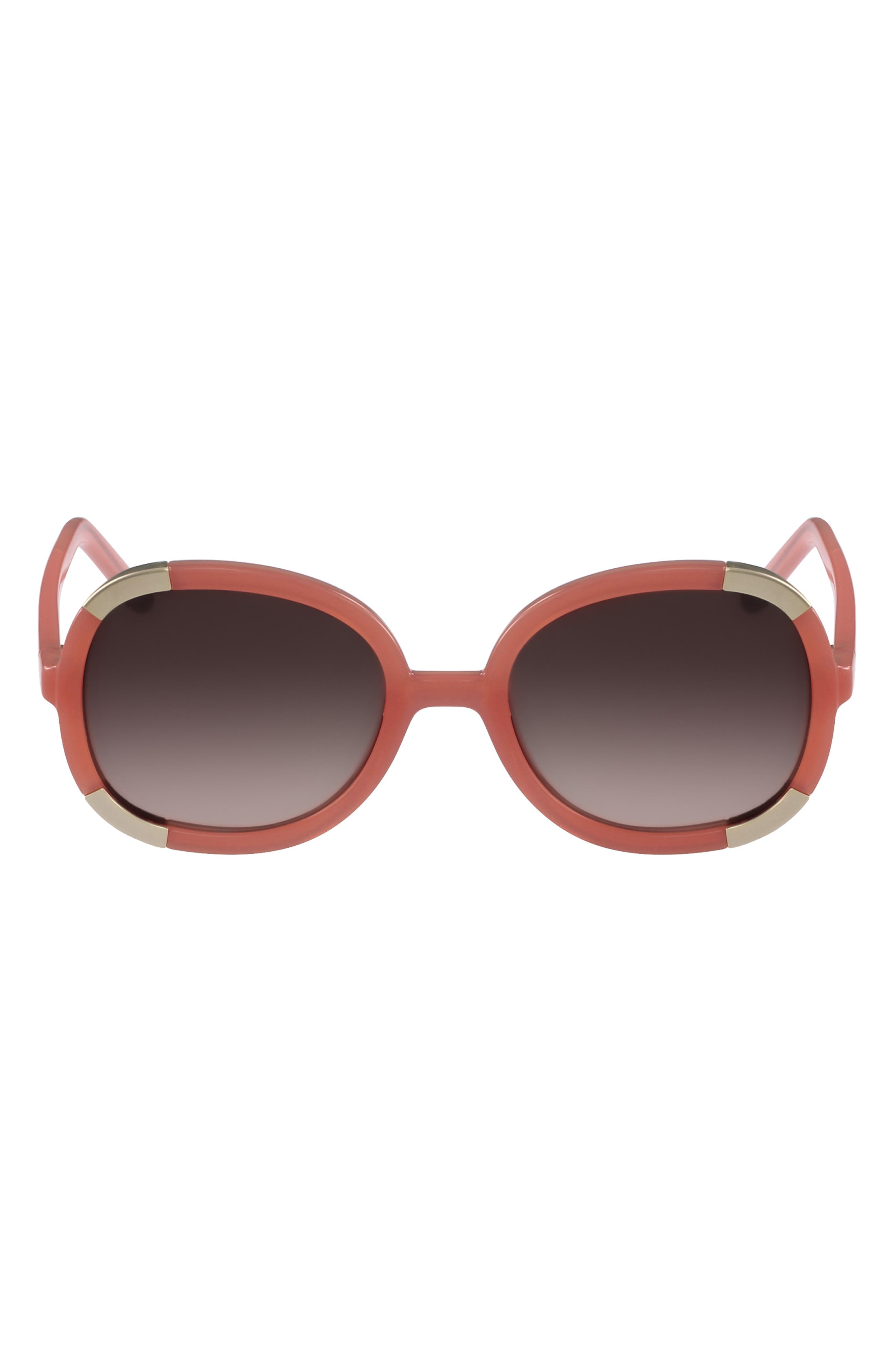 Chloé 51mm Oval Full Rim Sunglasses | Nordstromrack