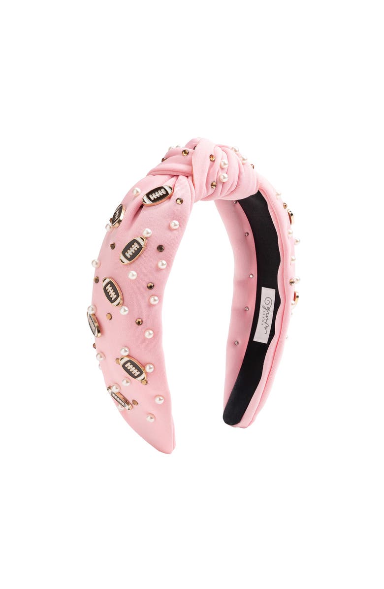 Sweet Wink Game Day Gemstone Headband, Main, color, Ballet Pink