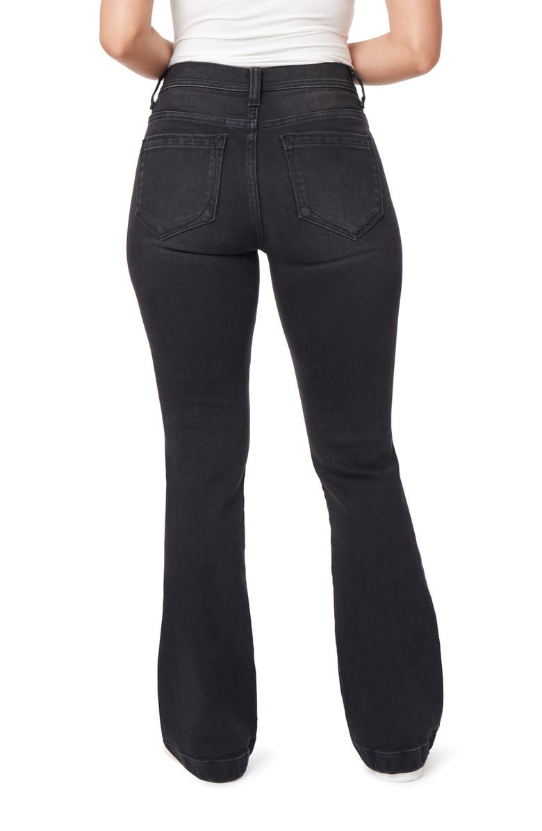 Kensie High Rise Flared Jeans, Alternate, color, Galaxy