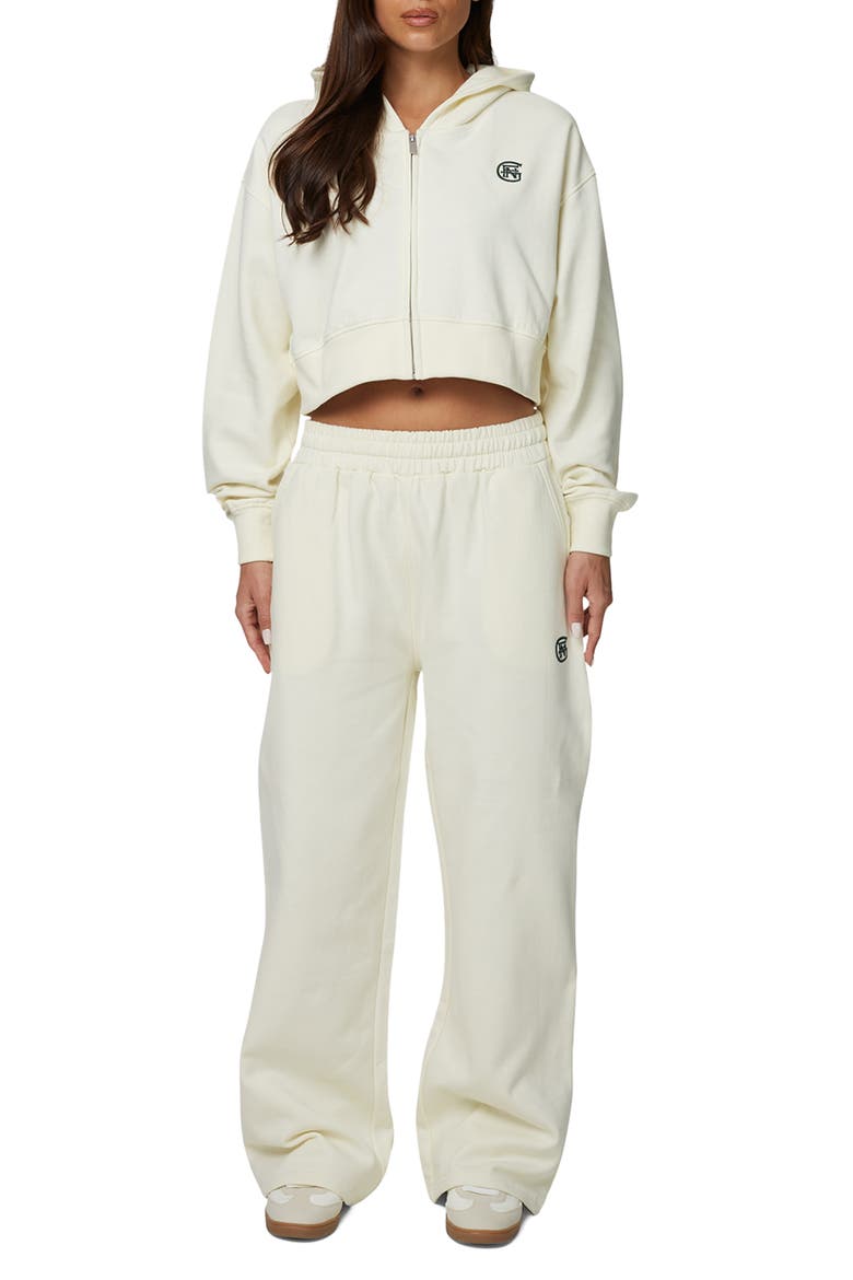 Straight Leg Halftone Joggers, Alternate, color, Ivory