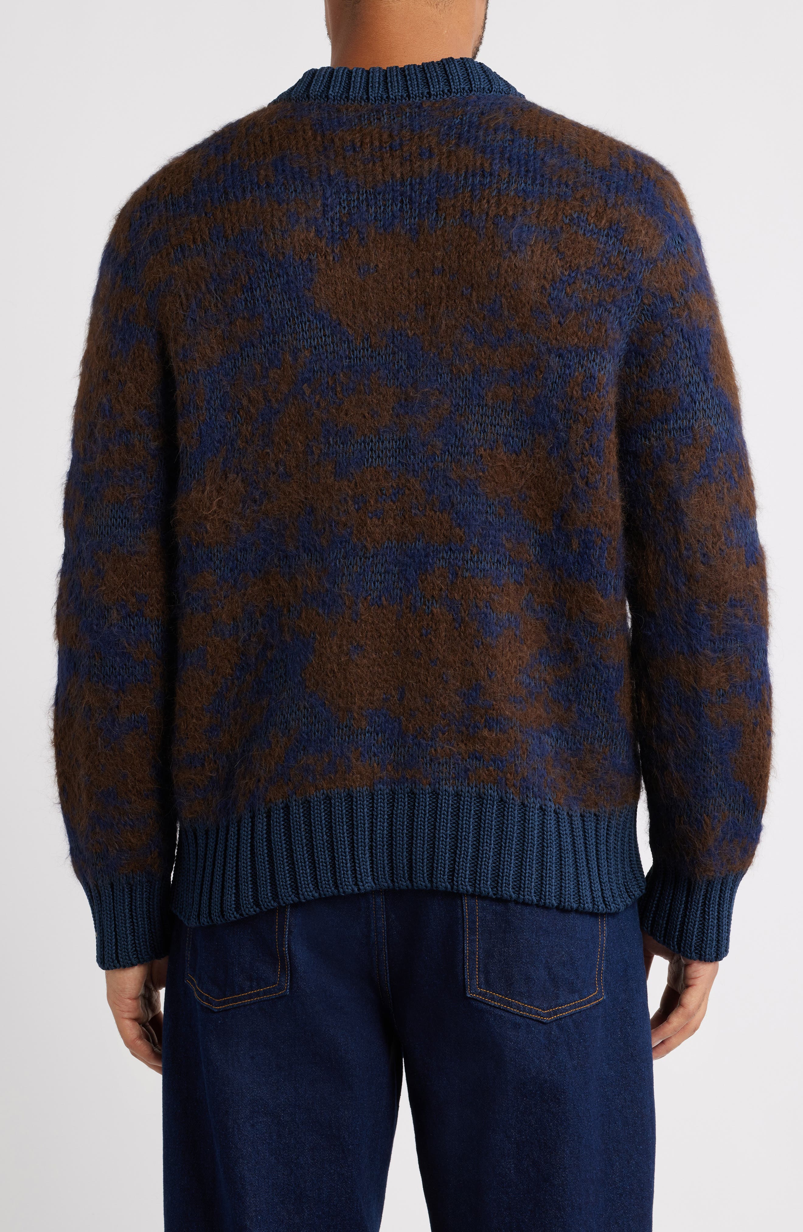 Jacquard Zip Sweater - image 2