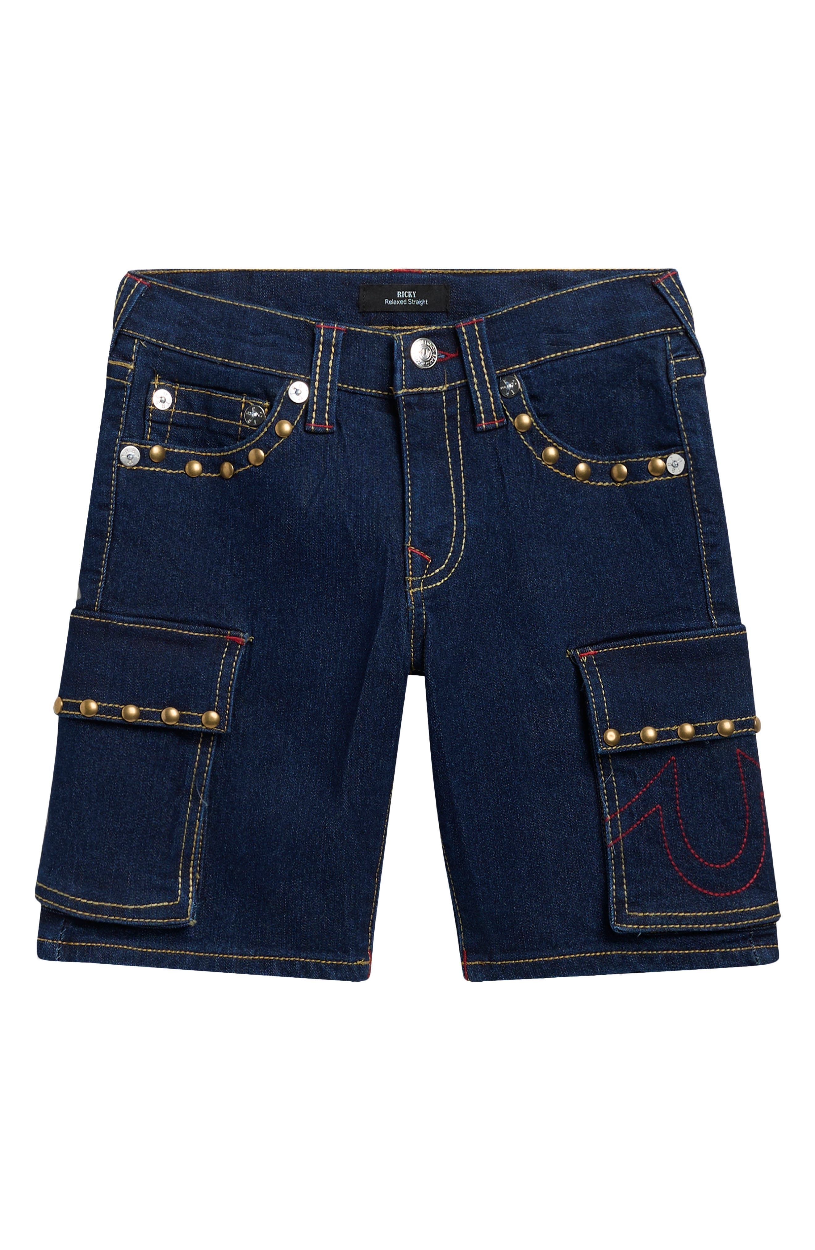 True Religion Kids' Cargo Denim Shorts